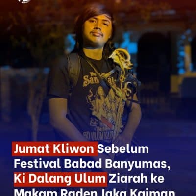 Jumat Kliwon Sebelum Festival Babad Banyumas, Ki Dalang Ulum Ziarah ke Makam Raden Jaka Kaiman